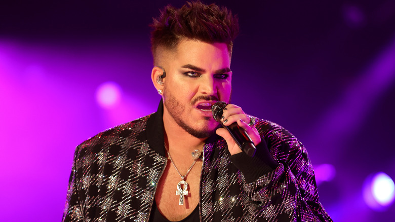 Adam Lambert singing