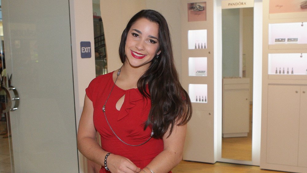 Aly Raisman at a Pandora store in 2013