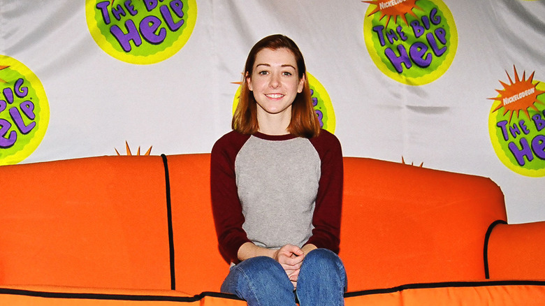 Alyson Hannigan smiling