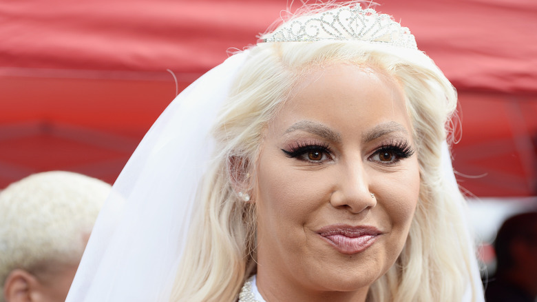 Amber Rose wearing tiara in 2018