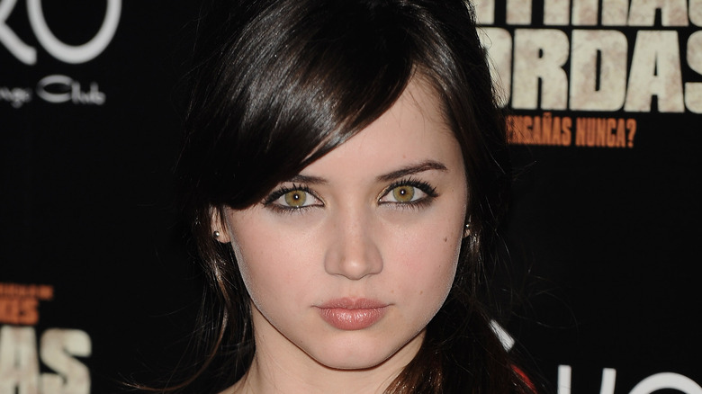 Young Ana de Armas at an event