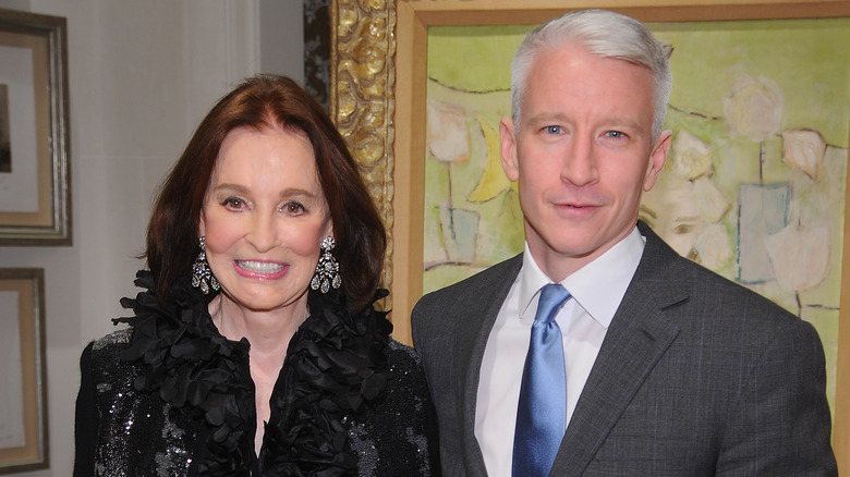 Anderson Cooper and Gloria Vanderbilt