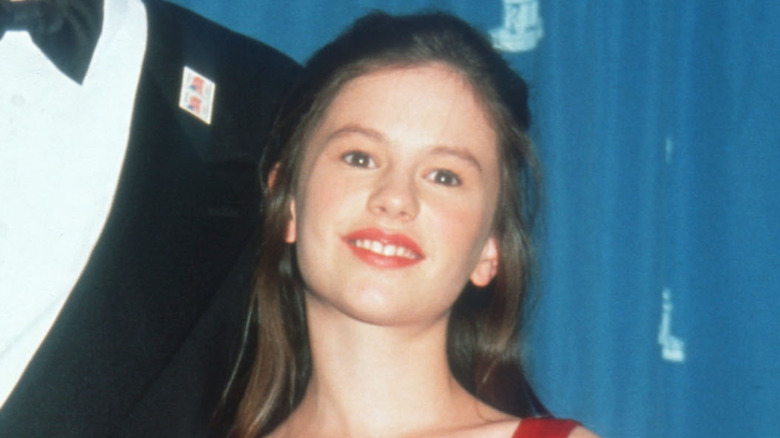 Anna Paquin smiling as a child