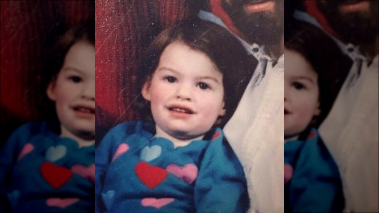 Anne Hathaway as a baby