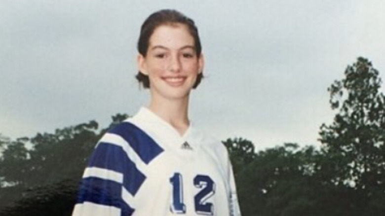 Anne Hathaway as a kid