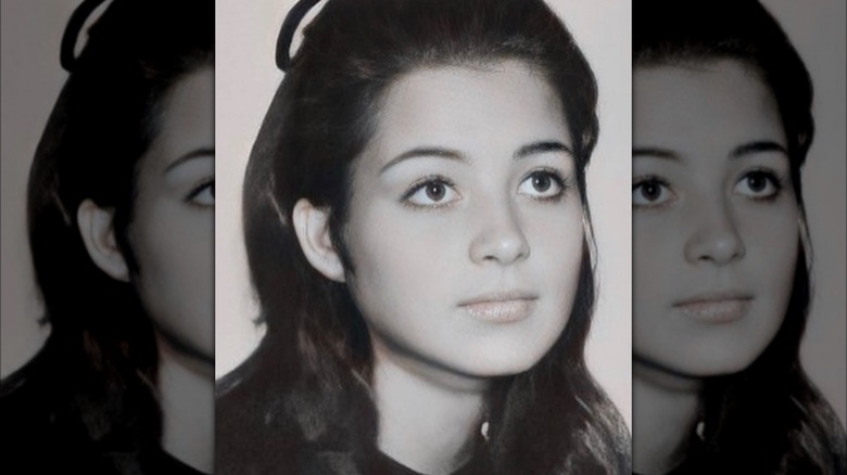 Annie Potts in yearbook photo