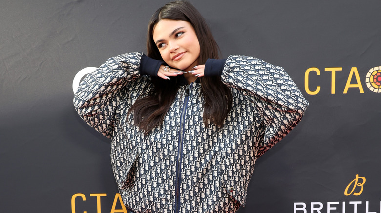 Ariana Greenblatt posing on the red carpet