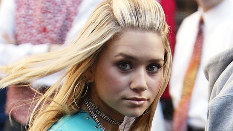 Ashley Olsen looking into the camera