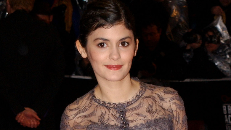 Young Audrey Tautou on the red carpet