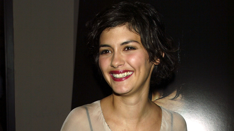 Audrey Tautou smiling at an event