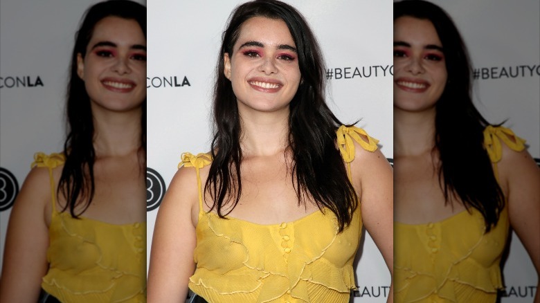 Barbie Ferreira wearing yellow shirt