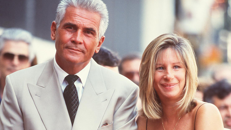 Barbra Streisand and James Brolin smiling