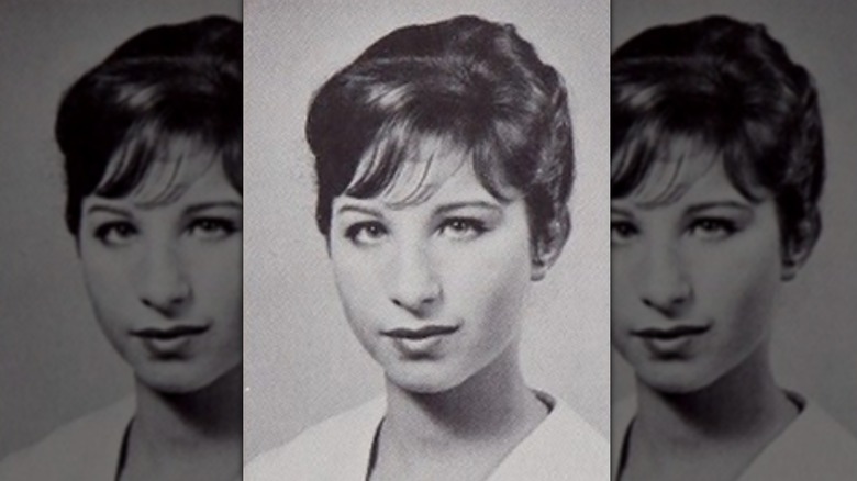 Barbra Streisand yearbook photo