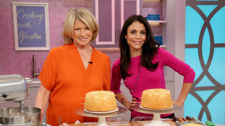 Bethenny Frankel with Martha Stewart