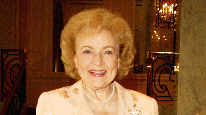 Betty White smiling