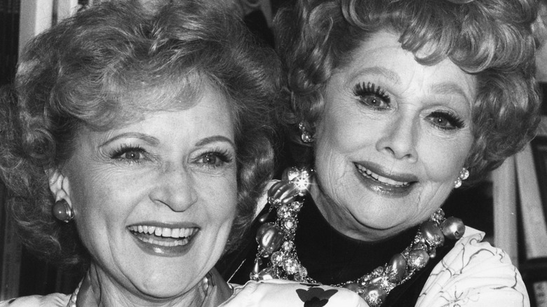 Betty White and Lucille Ball