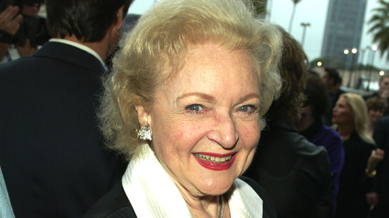 Betty White smiling