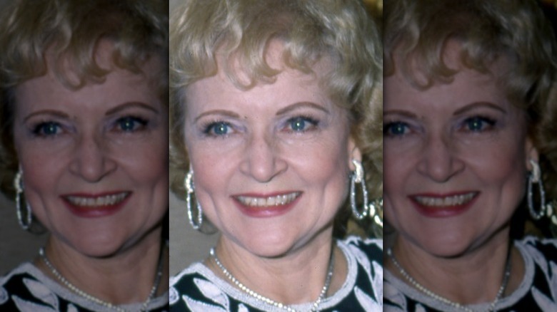 Betty White smiling