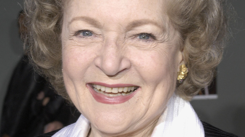 Betty White smiling