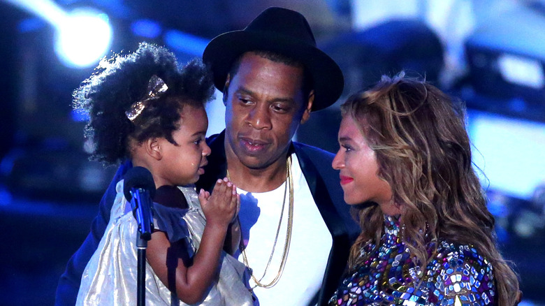 Beyoncé, Jay-Z, and Blue Ivy Carter in 2014