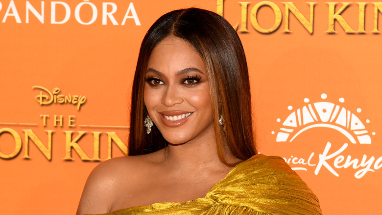 Beyoncé at the premiere of The Lion King