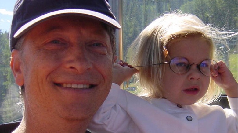 Phoebe Gates and father Bill Gates in throwback photo