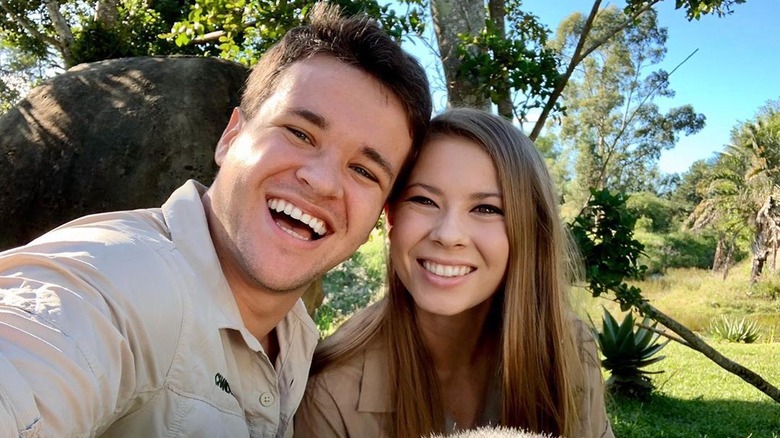 Chandler Powell and Bindi Irwin selfie