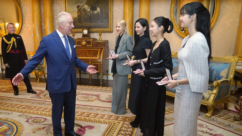 King Charles with Blackpink