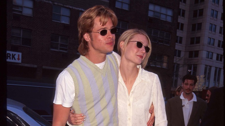 Brad Pitt, Gwyneth Paltrow in sunglasses