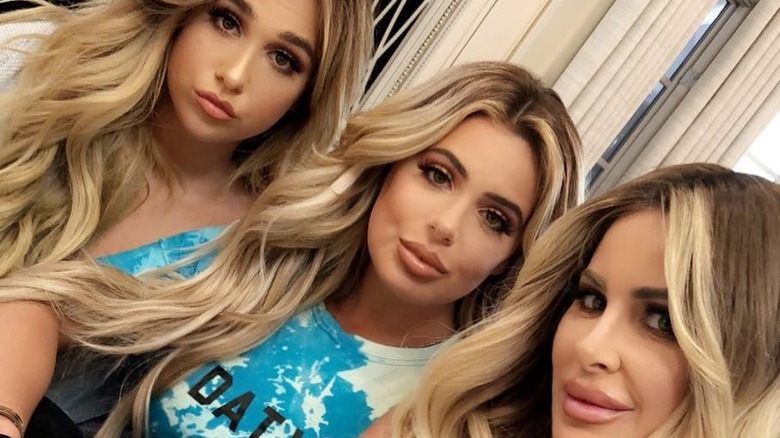 Brielle Biermann, Ariana Biermann, and Kim Zolciak Biermann