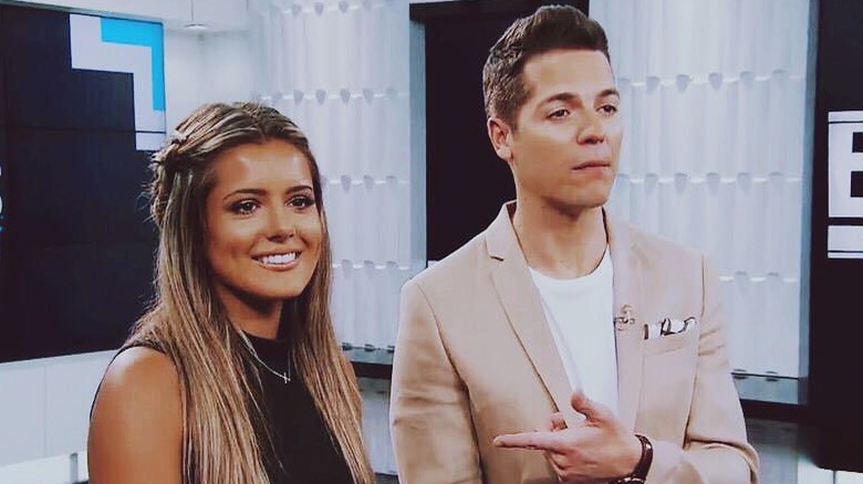 Brielle Biermann and Jason Kennedy