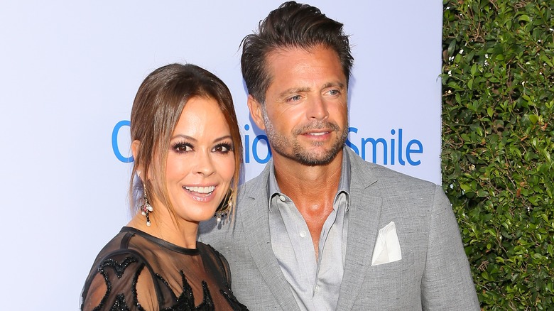 Brooke Burke with ex-husband David Charvet