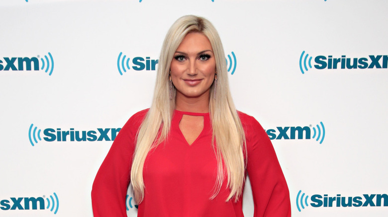 Brooke Hogan posing at SiriusXM studios