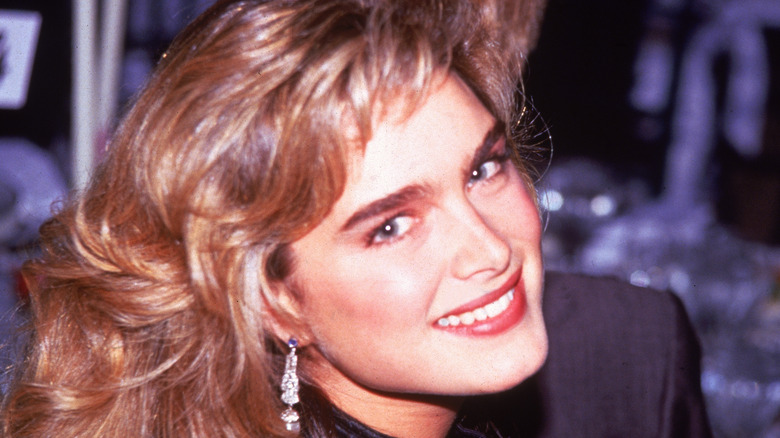 Young Brooke Shields smiling