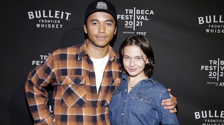 Raymond Cham and Cailee Spaeny