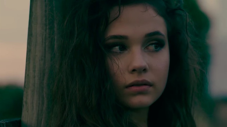 Cailee Spaeny in an old music video