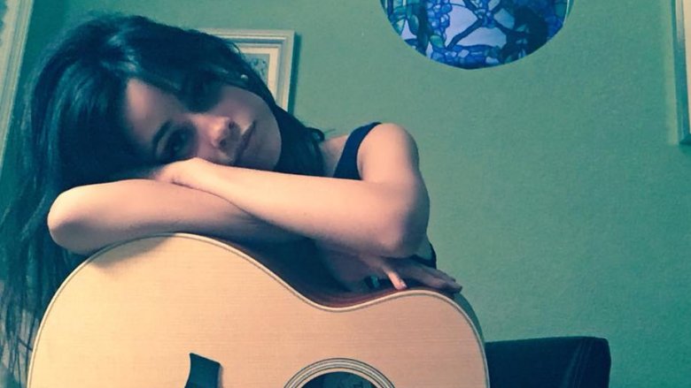 Camila Cabello young guitar