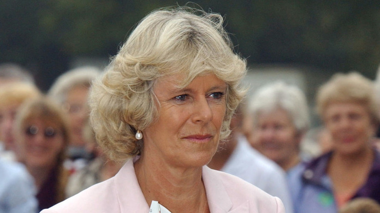 Camilla Parker Bowles walking