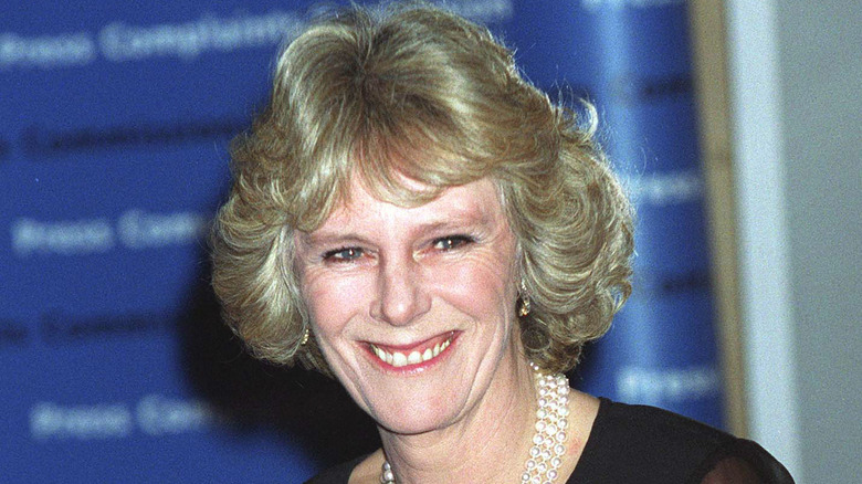 Camilla Parker Bowles smiling