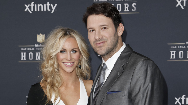 Candice Crawford Romo and Tony Romo smiling