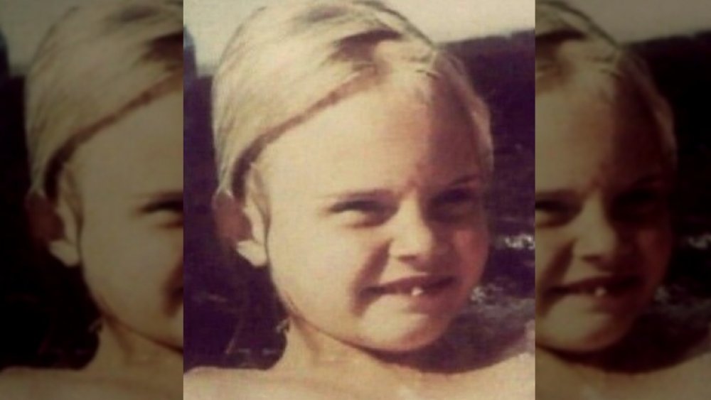 Cara Delevingne as a kid