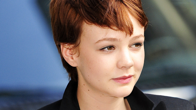 Carey Mulligan as a redhead