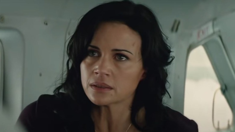 Carla Gugino looking worried