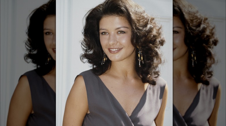 Catherine Zeta-Jones smiling