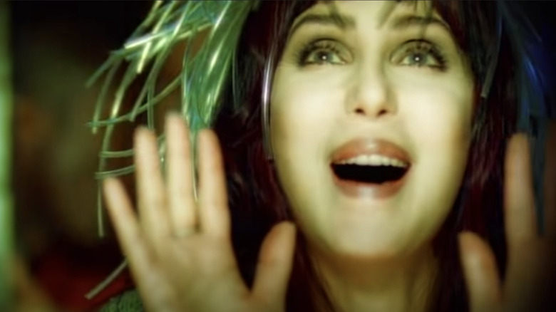 Cher in the "Believe" music video