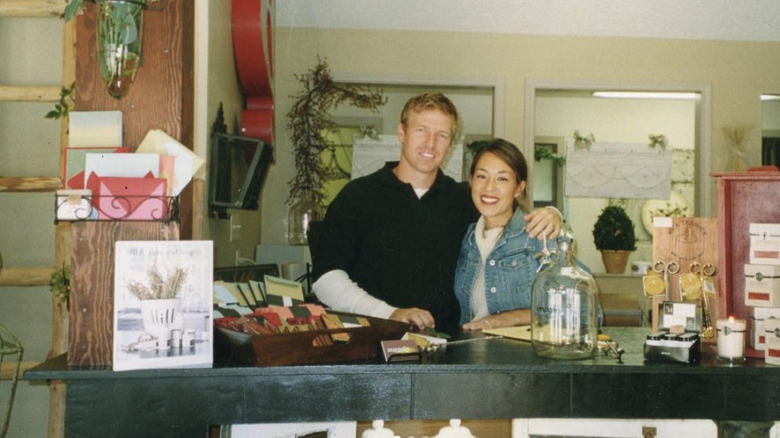 Chip and Joanna Gaines smiling 