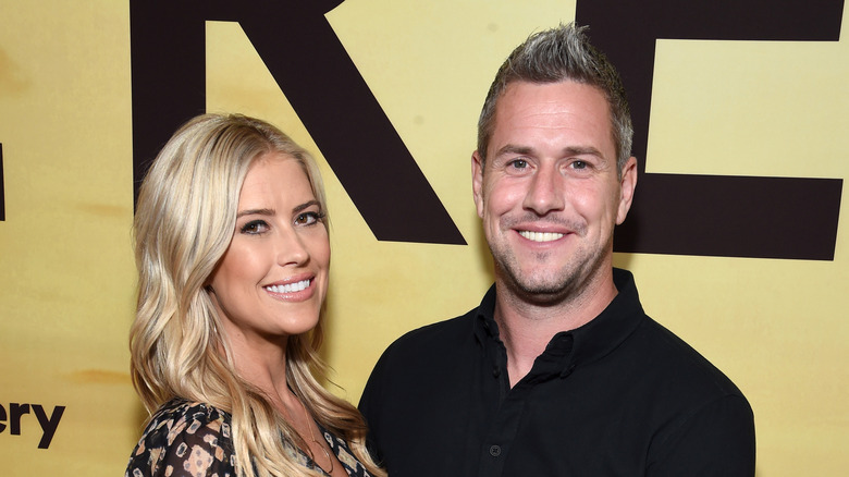 Christina Hall and Ant Anstead smiling