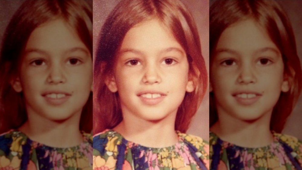 Cindy Crawford's school photo