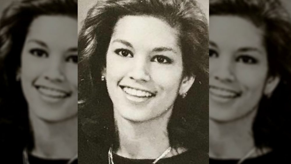 Cindy Crawford's yearbook photo