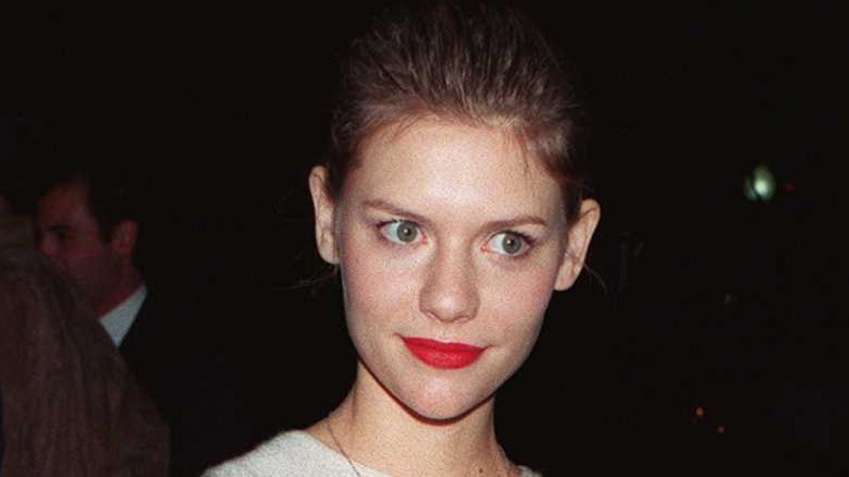 Claire Danes attends a premiere in 1997